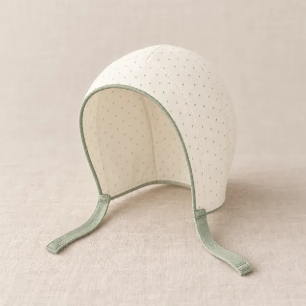 The Premier Bleu pin-dot cap