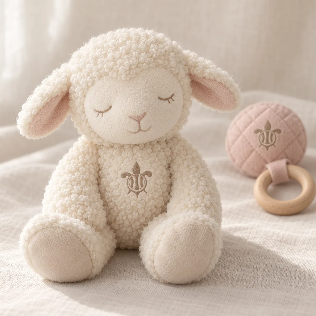 Le Lys Rattle & Plush, view 2