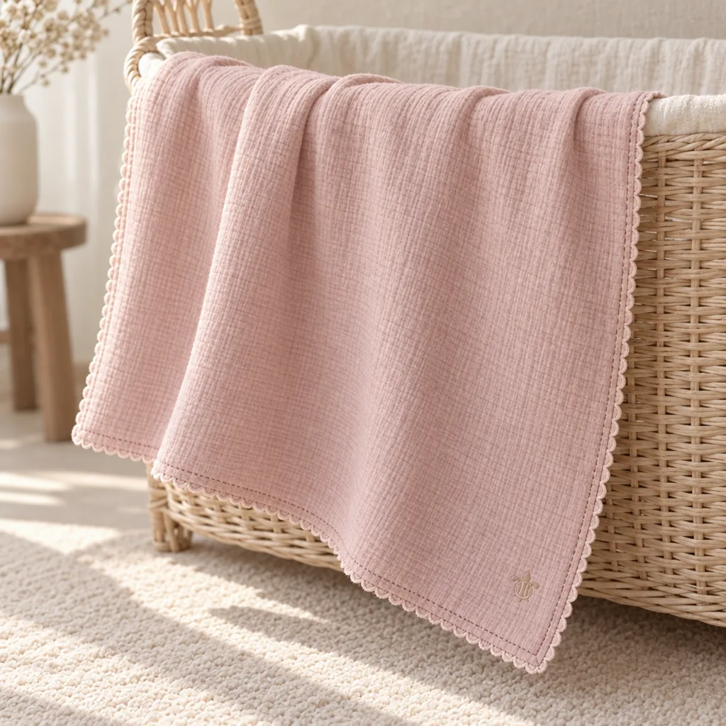 Première Rose Swaddle, view 1