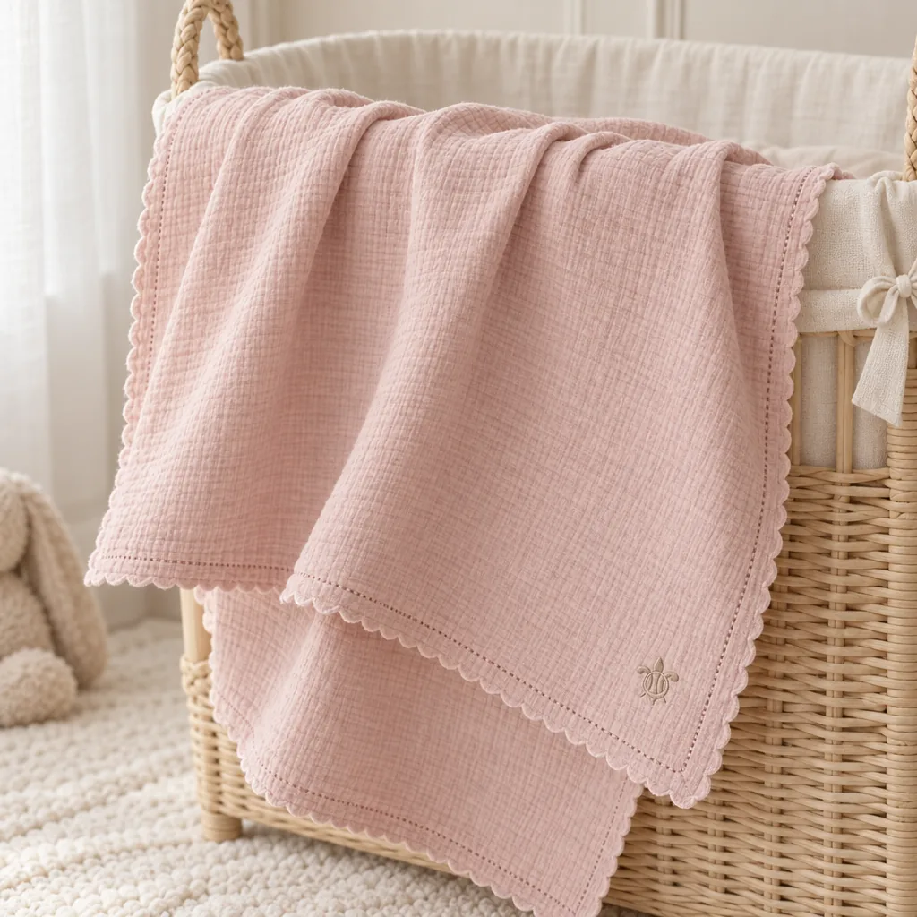 Première Rose Swaddle, view 3