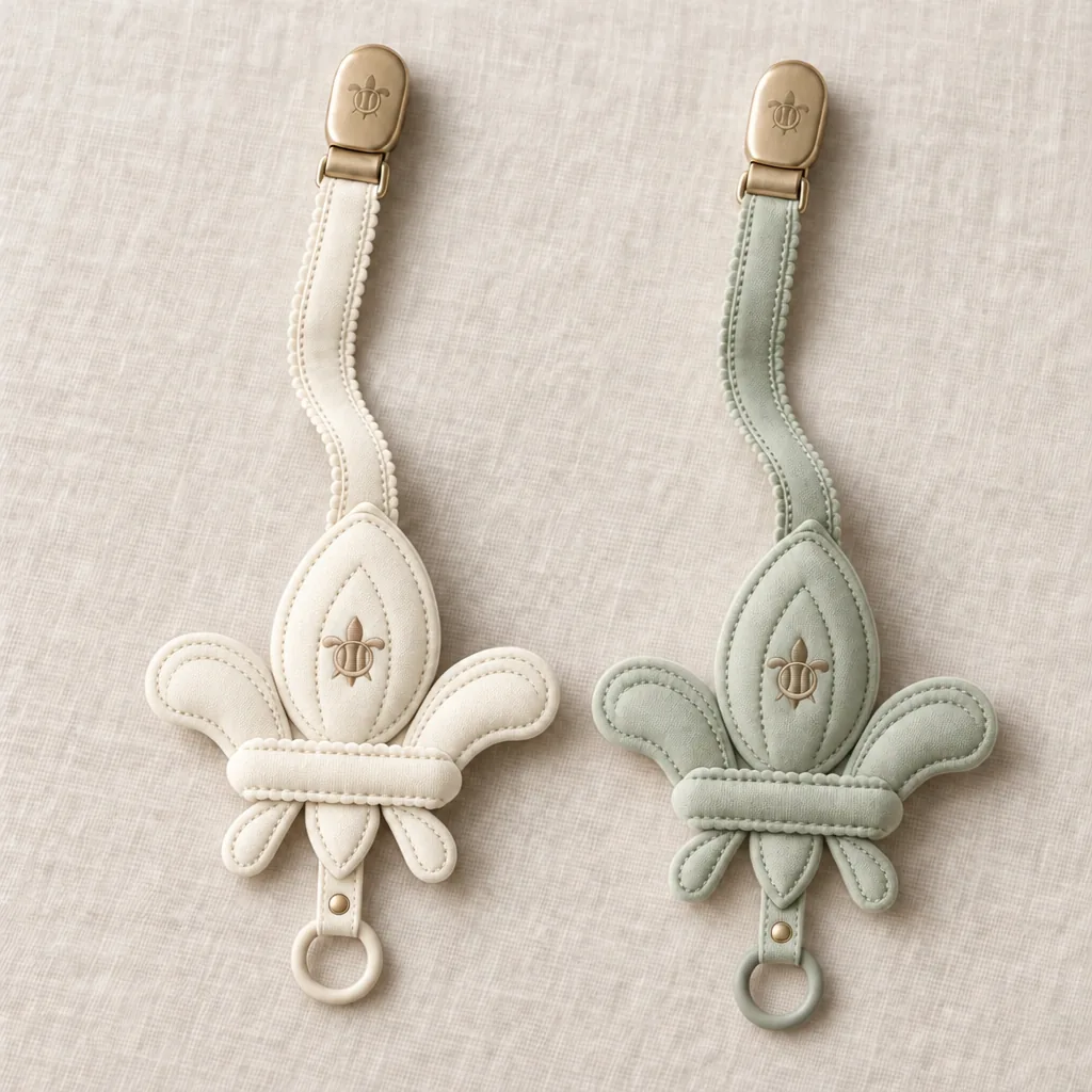Le Lys Rattle Clip · Ivoire, view 1
